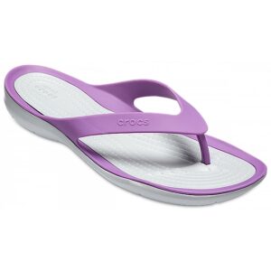 crocs swiftwater amethyst light grey z23 204974 5f8 womens flips p2685 12035 image