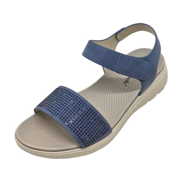 Γυναικείο πέδιλο ανατομικό La Coquette 21219-P222 Navy Μπλε - Image 3