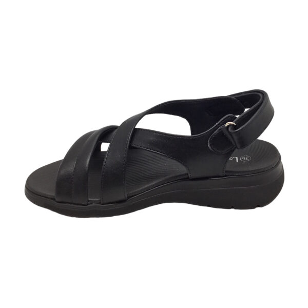 Γυναικείο πέδιλο ανατομικό La Coquette 21219-3 Black-Μαύρο - Image 3