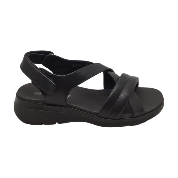 Γυναικείο πέδιλο ανατομικό La Coquette 21219-3 Black-Μαύρο
