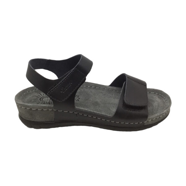 Δερμάτινα Ανατομικά Πέδιλα Sunny Sandals ALTEA-30108-S NERO