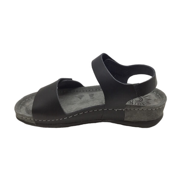 Δερμάτινα Ανατομικά Πέδιλα Sunny Sandals ALTEA-30108-S NERO - Image 4