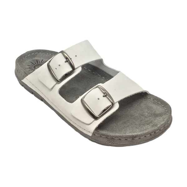 Ανατομικά Δερμάτινα Ανδρικά Σανδάλια synny sandals ettore 2202 white - Image 4
