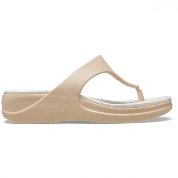Σαγιονάρες Γυναικείες Crocs Boca Wedge 207417-212 Chai - Image 3