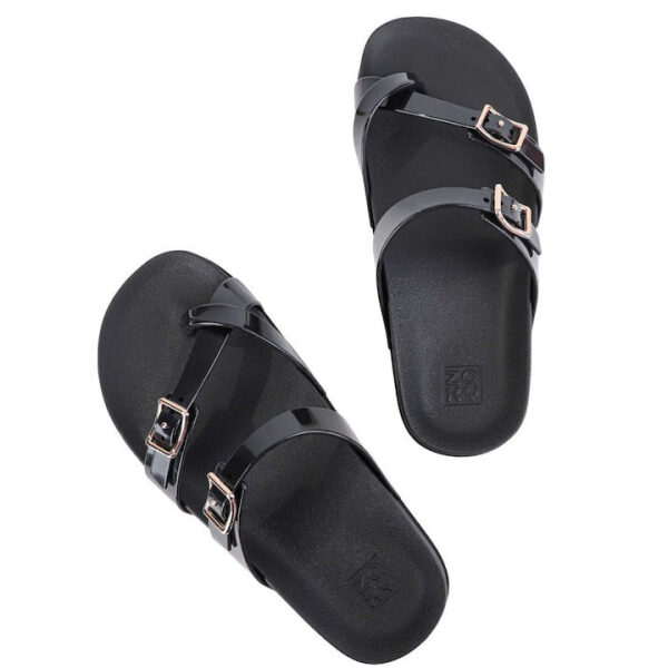 Γυναικεία Ανατομικά Σανδάλια Zaxy 780-23205 Black - Image 3