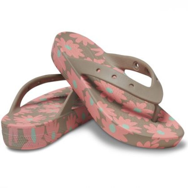 Σαγιονάρες Γυναικείες Crocs Retro Resort Flip 208770-2ZJ Mushroom - Image 4