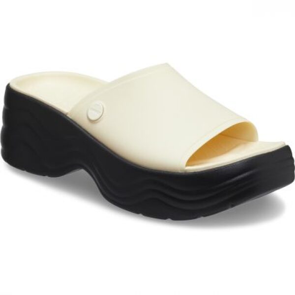 Γυναικεία Crocs Skyline Slides-τσόκαρα 208182-1LG Beige - Image 4