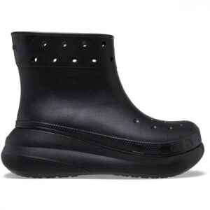 Γυναικείο μποτάκι γαλότσα Crocs Classic Crush Boot 207946-001 Black