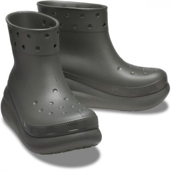 Γυναικείο μποτάκι γαλότσα Crocs Classic Crush Boot 207946-3J5 Dusty Olive - Image 4