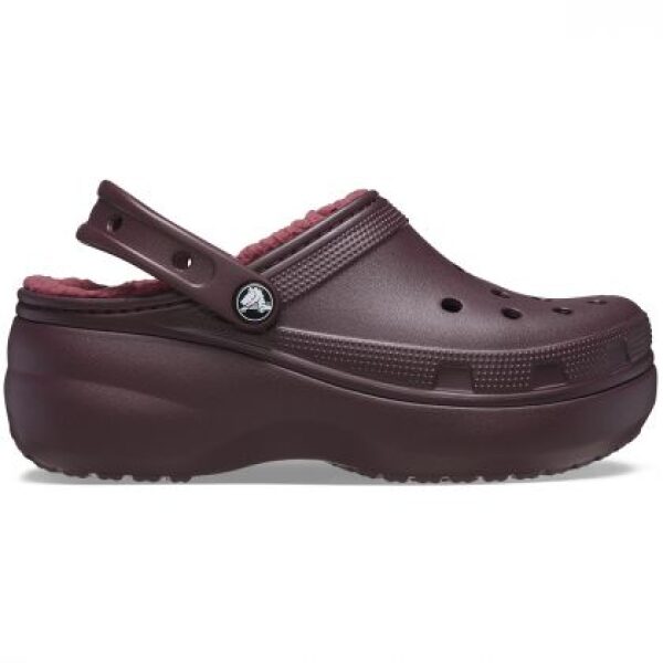 Χειμερινά σαμπό Crocs Classic Platform Lined Clog 207938-6WD Dark Cherry
