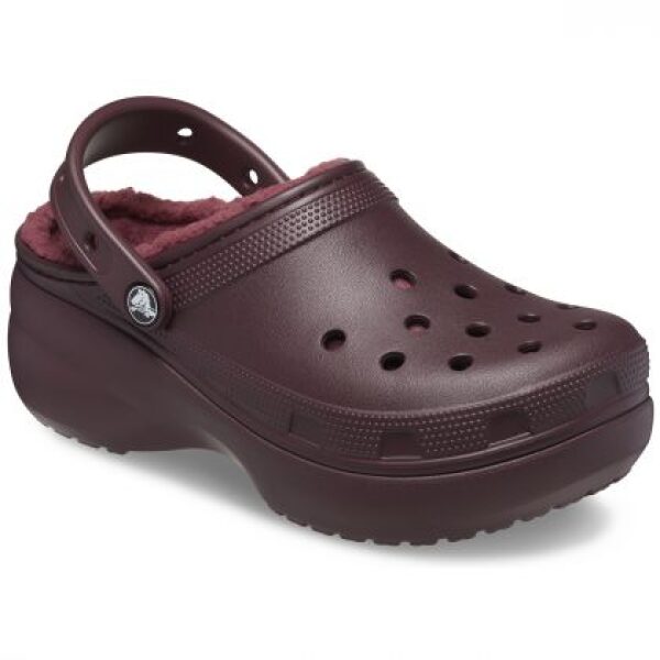Χειμερινά σαμπό Crocs Classic Platform Lined Clog 207938-6WD Dark Cherry - Image 3