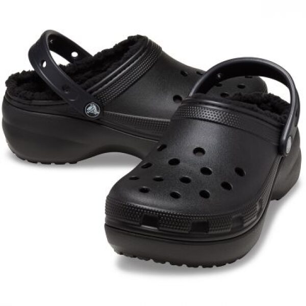 Χειμερινά σαμπό Crocs Classic Platform Lined Clog 207938-001 Black - Image 4
