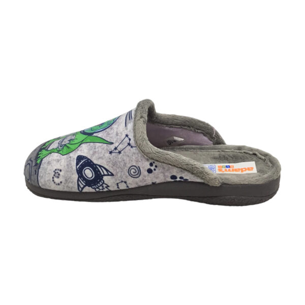Παιδικές χειμερινές παντόφλες αγόρι adams 624-23713 GREY - Image 3