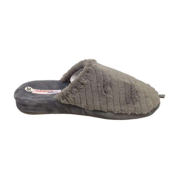 Γυναικείες χειμερινές παντόφλες adams shoes 895-23533 GREY - Image 3