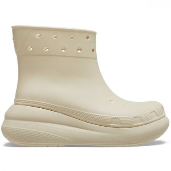 Γυναικείο μποτάκι γαλότσα Crocs Classic Crush Boot 207946-2Y2 Bone