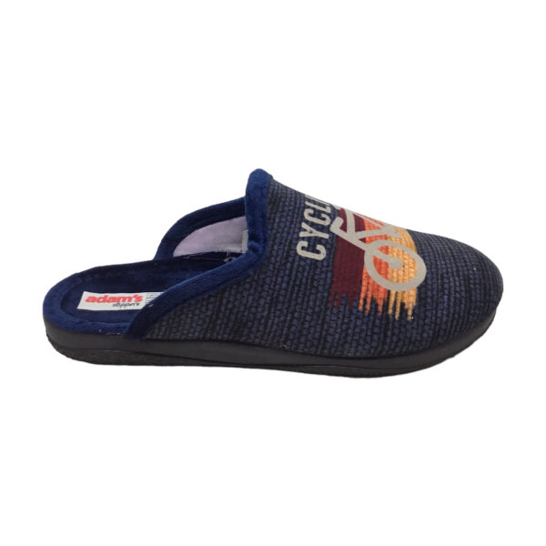 Χειμερινές παντόφλες αγόρι adam's shoes 624-23587 BLUE - Image 4