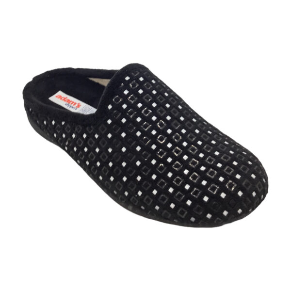 Παντόφλες Γυναικείες Χειμερινές adam's 701-23521 BLACK - Image 2