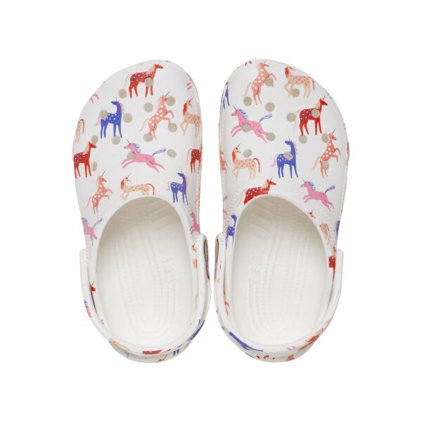 Crocs Kids Classic Character Print Clog 209695-9CD Unicorn - Image 3