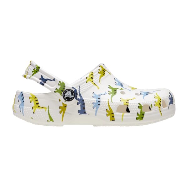Crocs Kids Classic Character Print Clog 209697-9DH Dinosaur