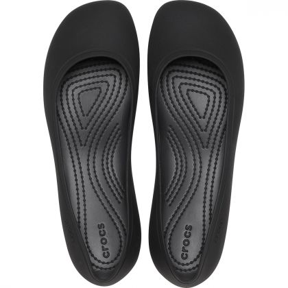Crocs Γυναικείες Μπαλαρίνες Brooklyn Flat 209384-001 Black - Image 2