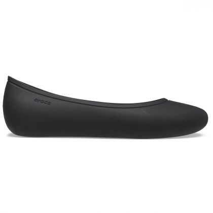 Crocs Γυναικείες Μπαλαρίνες Brooklyn Flat 209384-001 Black - Image 3