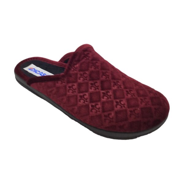 Γυναικεία χειμερινή παντόφλα Dicas X18383 BORDO - Image 3