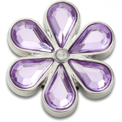 Jibbitz™ Charms Crocs 10012296 Purple Blinged Out Daisy