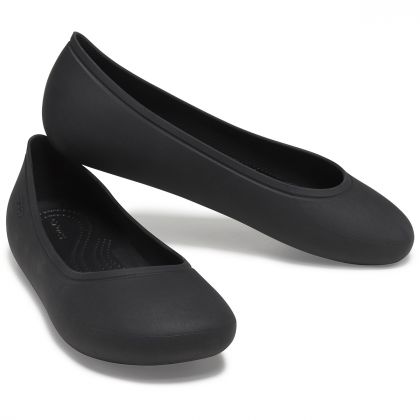 Crocs Γυναικείες Μπαλαρίνες Brooklyn Flat 209384-001 Black - Image 5