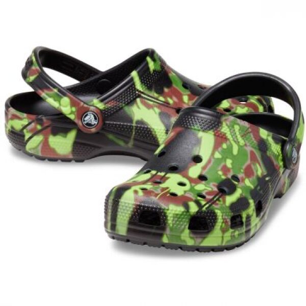 Crocs Unisex Classic Sprav Gamo Clog 208261-001 Black - Image 3