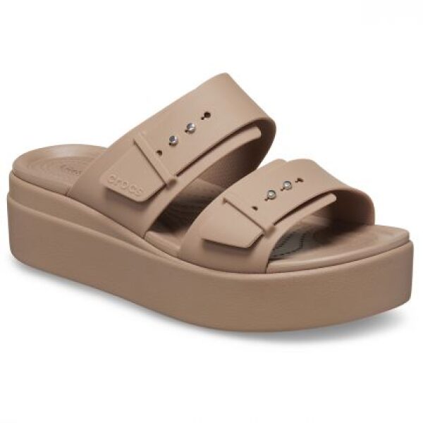 Γυναικεία Πέδιλα Crocs Brooklyn Buckle 207431-2Q9 Latte - Image 5