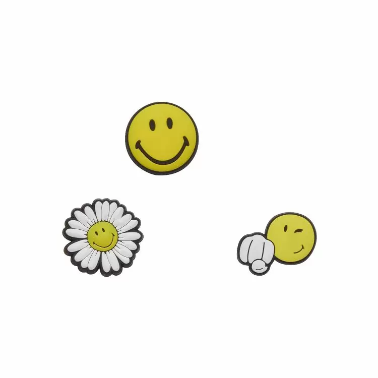 Jibbitz™ Charms Crocs 10007857-UNC Smiley® Cheer Up 3-Pack