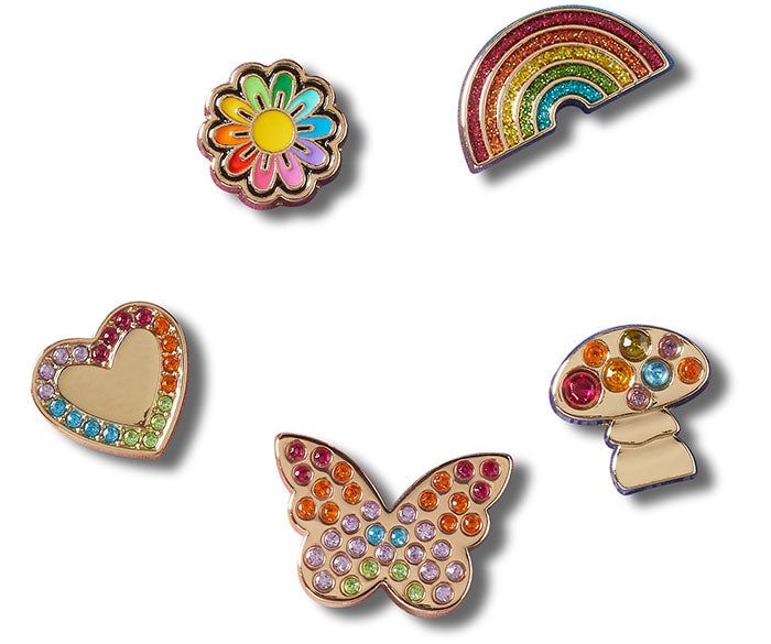 Jibbitz™ Charms Crocs Rainbow Elvtd Festival 10013261 5Pack