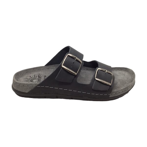 Ανδρικά Σανδάλια Δερμάτινα Synny Sandals ettore 40902 Nero
