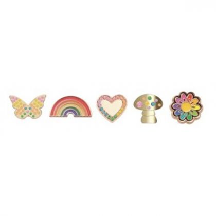 Jibbitz™ Charms Crocs Rainbow Elvtd Festival 10013261 5Pack - Image 3