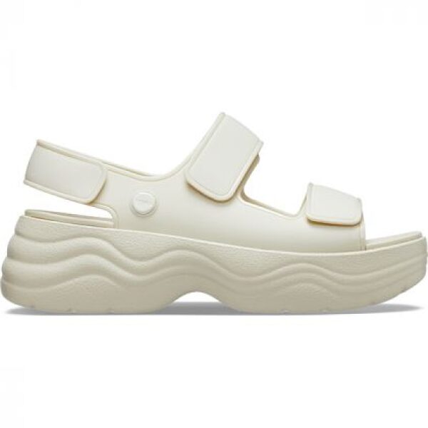 Crocs Καλοκαιρινές Πλατφόρμες Πέδιλα 208183-2Y2 Bone