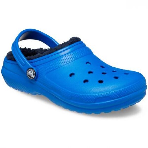 Crocs Classic Lined Clog παιδικές παντόφλες με γούνα 207010-4KG-Blue/Bolt - Image 3