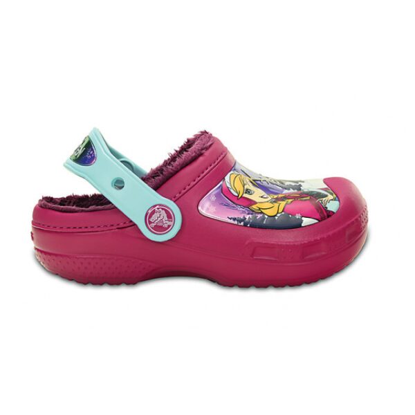 Crocs σαμπό Frozen Lined Clog 201408-675-μπορντό