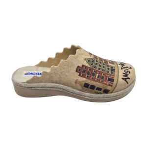 Γυναικεία χειμερινή παντόφλα Dicas 18T-562 CREMA