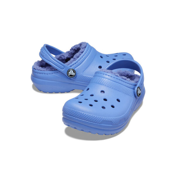 Crocs Clog παιδικές παντόφλες με γούνα unisex  203506-434 blue - Image 3