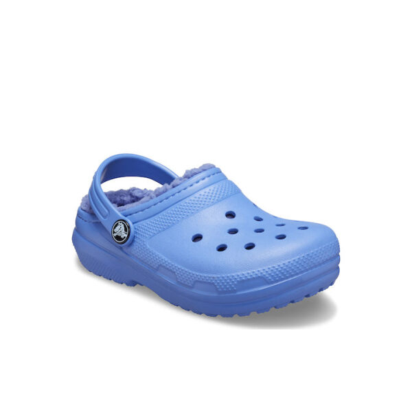 Crocs Clog παιδικές παντόφλες με γούνα unisex  203506-434 blue - Image 2