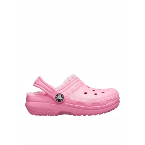 Crocs Clog παιδικές παντόφλες με γούνα unisex  203506-6M3 Pink - Image 3