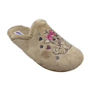 Γυναικεία χειμερινή παντόφλα Dicas X30622X CREAM