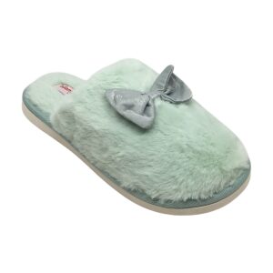 Γυναικείες χειμερινές παντόφλες adams shoes 903-24506 GREEN