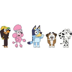 Jibbitz™ Charms Crocs Bluey 10014369 Bluey 5 Pack
