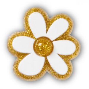 Crocs Jibbitz™ Charms Gold and White Floral 10014508
