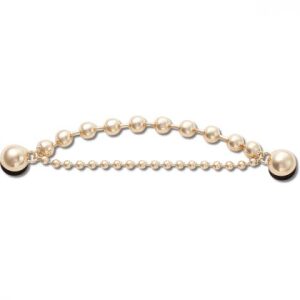 Crocs Jibbitz™ Charms Gold and Crystal Double Chain 10014512