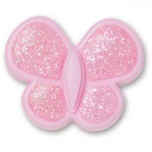 Crocs Jibbitz™ Charms Tiny Pink Glitter Butterfly 10014798