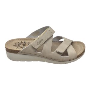 Δερμάτινα Ανατομικά Σανδάλια Sunny Sandals  IBIZA 50505 Beige