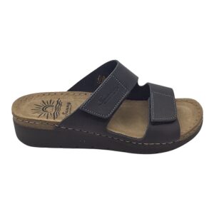 Δερμάτινα Ανατομικά Σανδάλια Sunny Sandals  IBIZA 50501 Black
