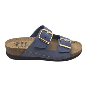 Δερμάτινα Ανατομικά Σανδάλια Sunny Sandals ALTEA-50102 Blue